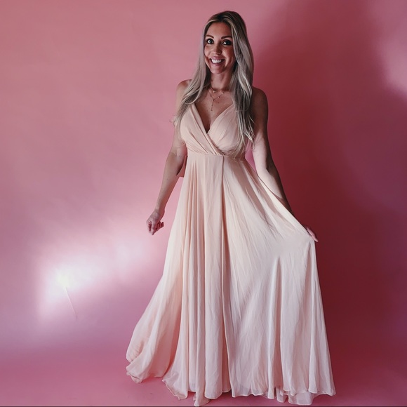 BHLDN Dresses & Skirts - ✨CCO SALE✨BHLDN ‘Eva’ Chiffon Bridesmaid Dress